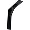 Ekena Millwork Legacy Steel Bracket, Powder Coated Black 2"W x 12"D x 12"H BKTM02X12X12LEPBL - alternate 1